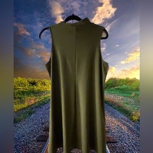Olive Green very stretchy material great for work or a night out